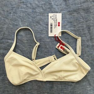 NWT Solid and Striped Brigitte Bikini Top Size XS